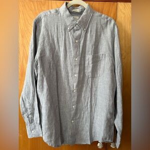 Baird McNuck for J .crew linen shirt size m